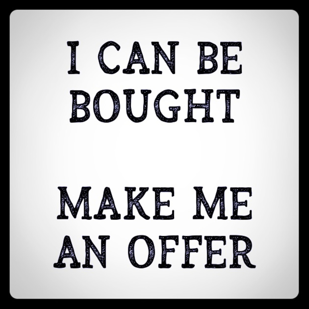 Everything is negotiable! Open to offers!